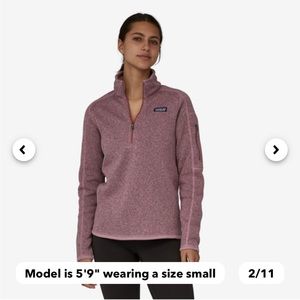 Patagonia women’s Better Sweater 1/4 zip